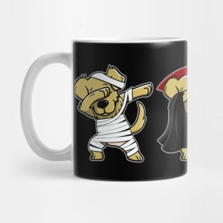 Golden Retriever Dabing Horror Halloween T-shirt Mug